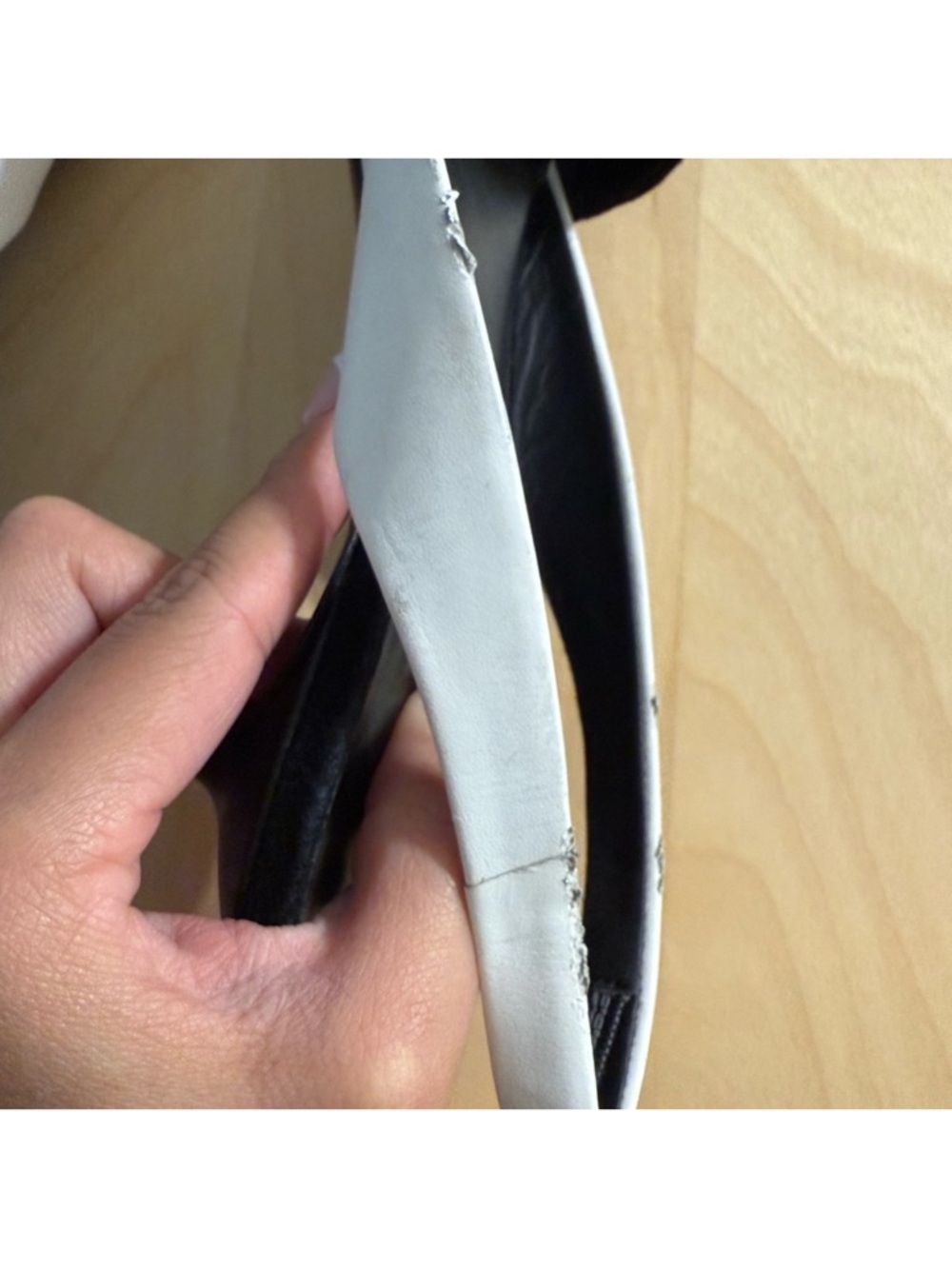 Neous Black & White Slingback Mini Heels - Picture 5 of 7